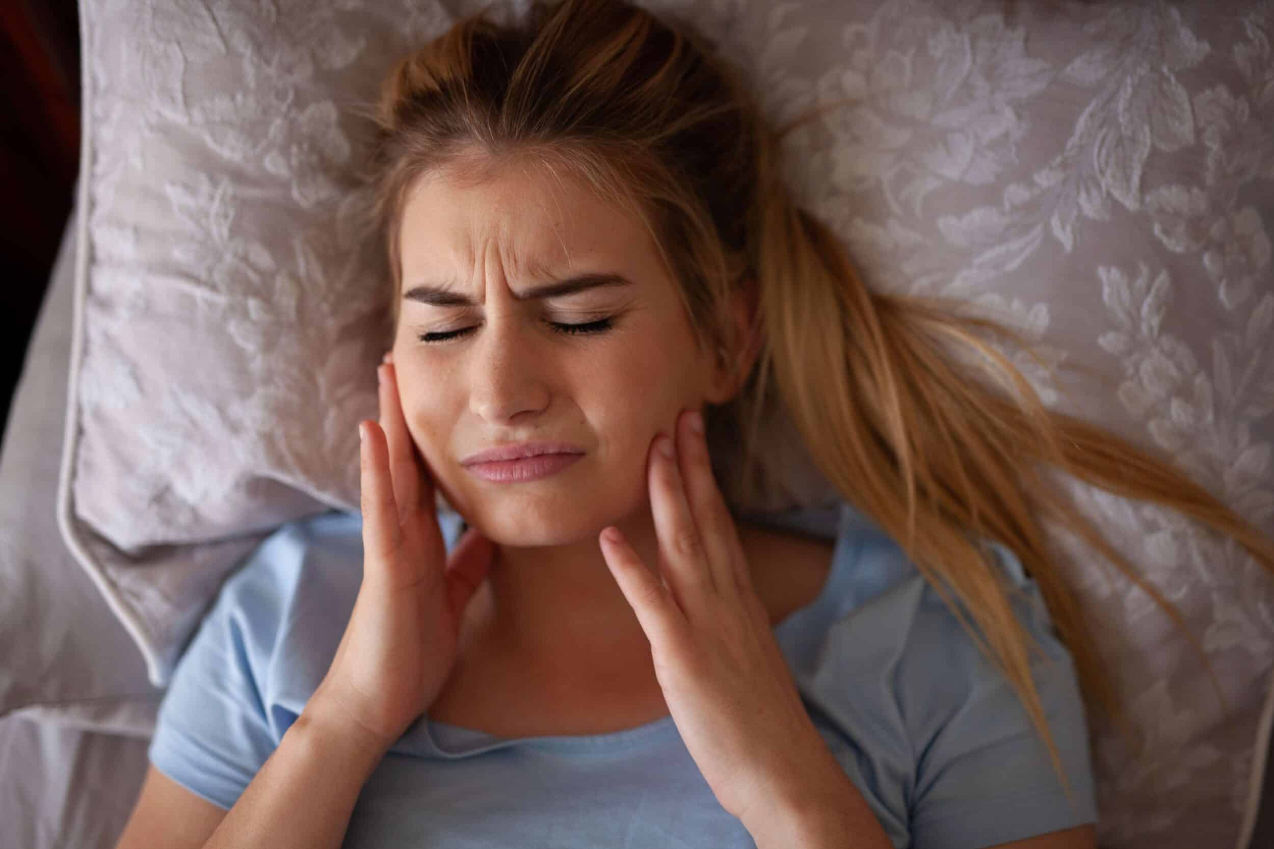 Jaw pain after waking can be a sign of TMJ disorder
